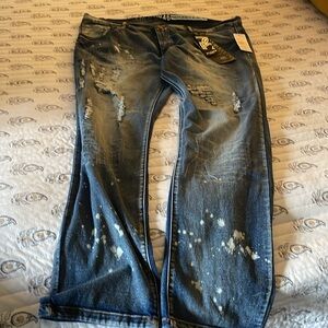 New jeans never been worn .